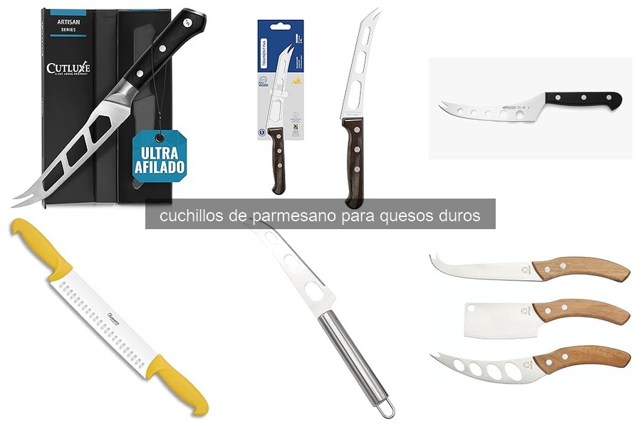 Mejores cuchillos de parmesano para chefs en 2026