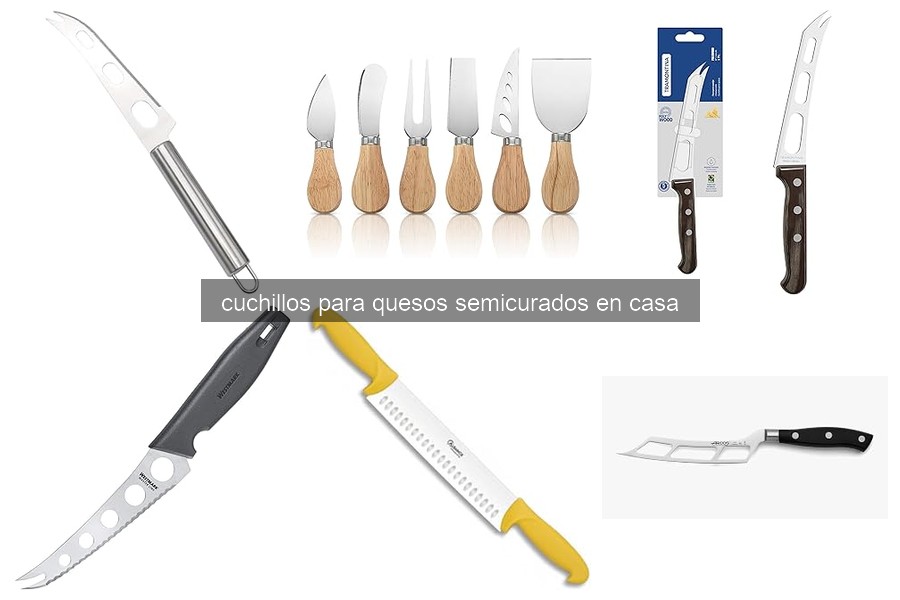 Mejores cuchillos para quesos semicurados en casa 2026