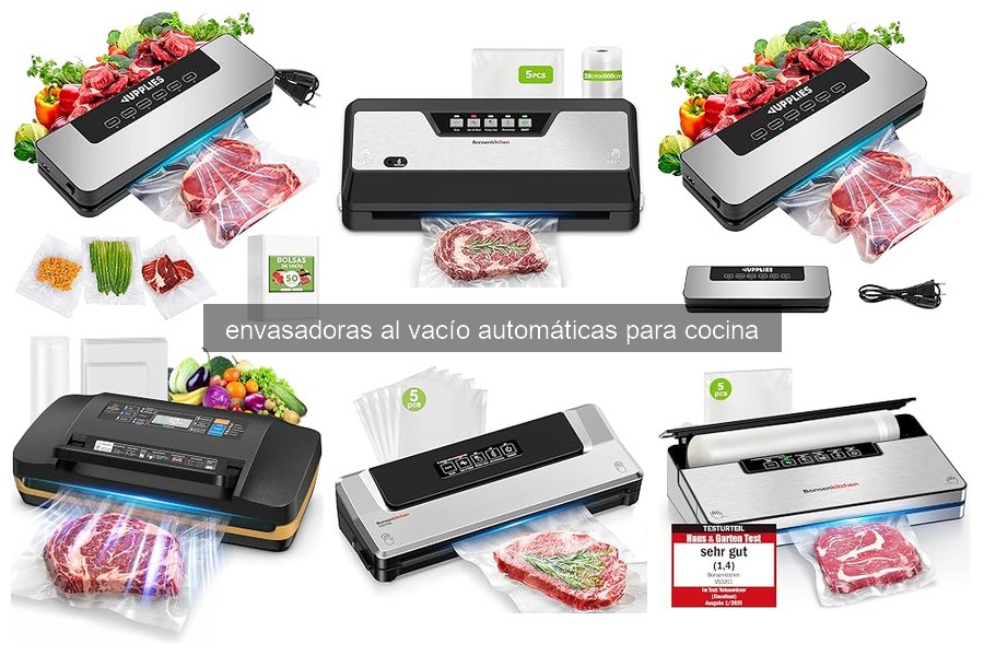 Mejores envasadoras al vacío automáticas para usar en casa