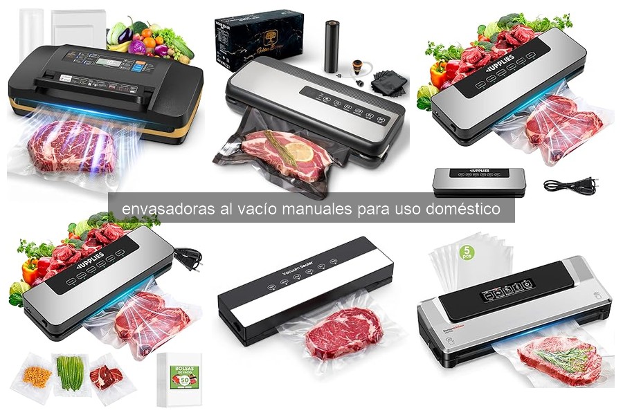 Mejores envasadoras al vacío manuales para uso doméstico 2026