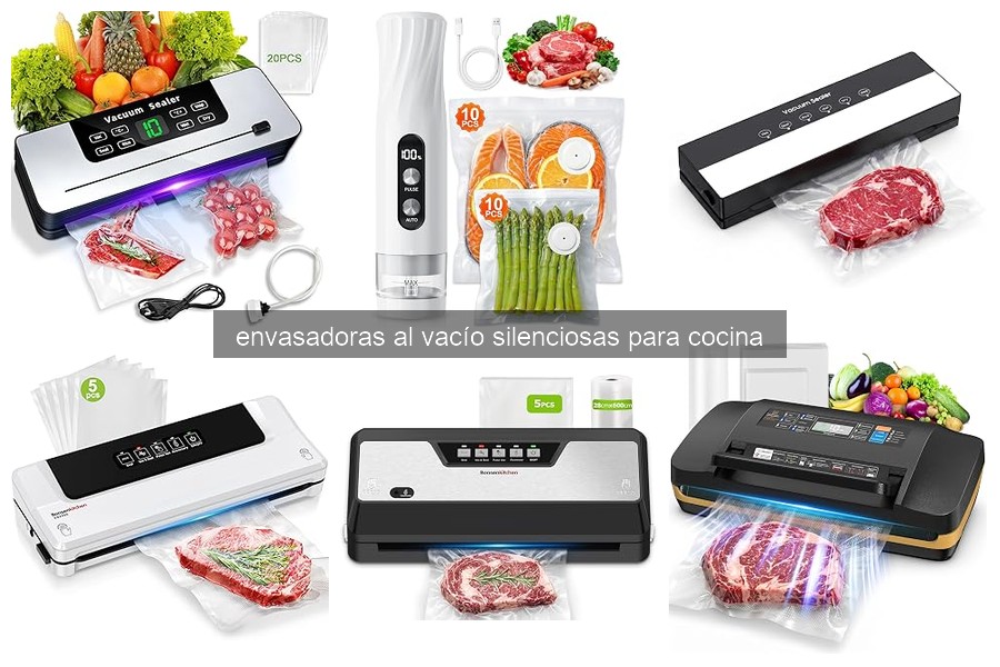 Mejores envasadoras al vacío silenciosas para cocina en 2026