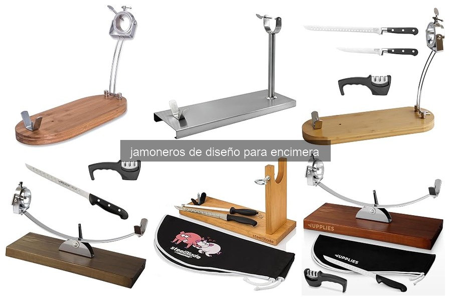 Mejores jamoneros de diseño para encimera en 2026