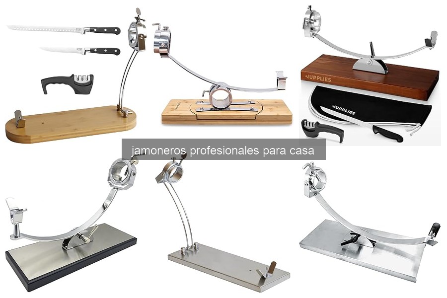 Mejores jamoneros profesionales para uso en casa 2026