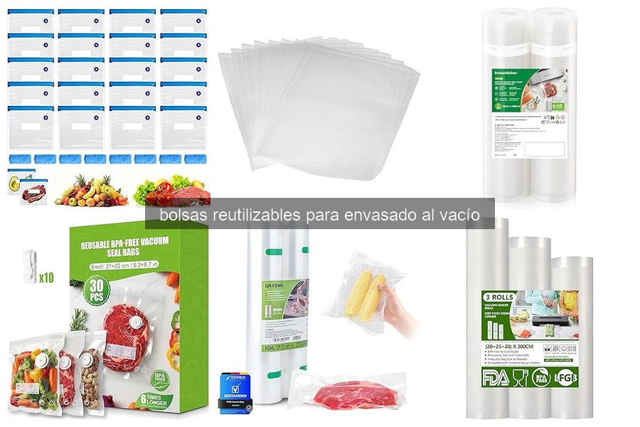 Mejores marcas de bolsas reutilizables para envasado al vacío