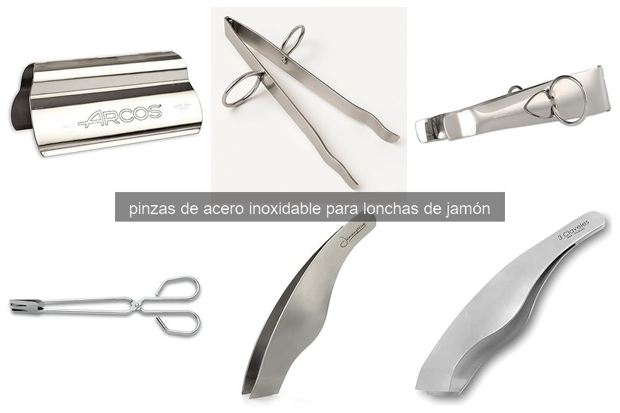 Mejores marcas de pinzas de acero inoxidable para jamón 2026
