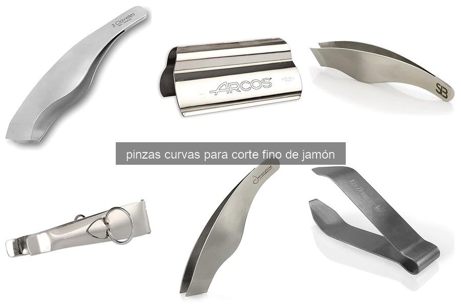 Mejores pinzas curvas para corte de jamón en 2026
