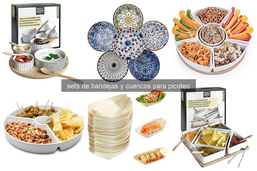 Mejores sets de bandejas y cuencos para fiestas 2026