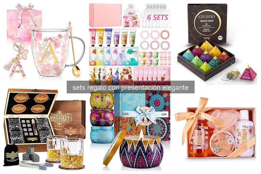 Mejores sets de regalo con presentación elegante para ocasiones especiales