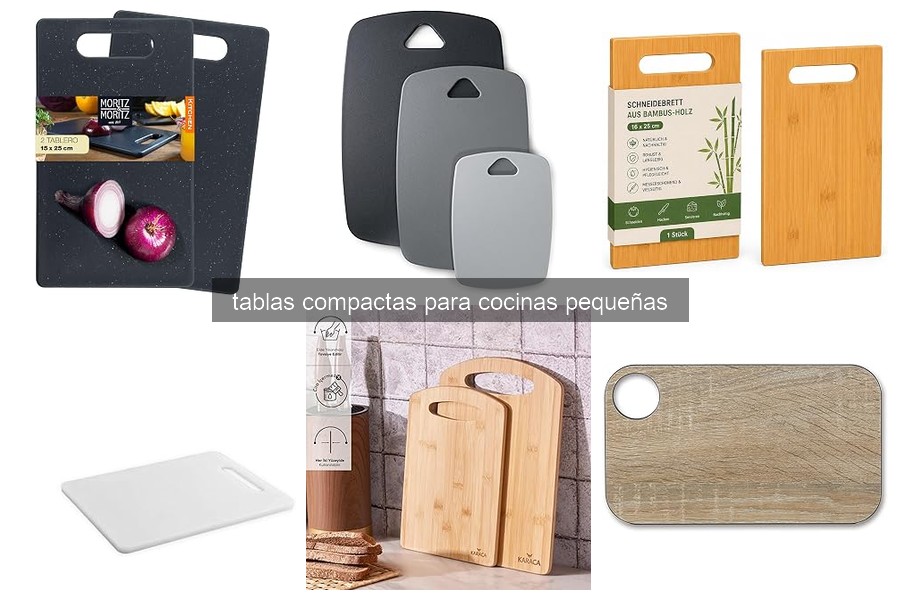 Mejores tablas compactas para cocinas pequeñas en 2026