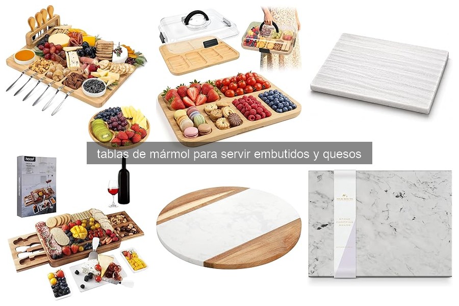 Mejores tablas de mármol para servir embutidos y quesos 2026