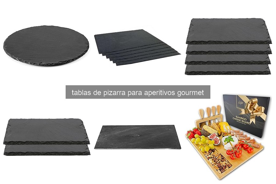 Mejores tablas de pizarra para aperitivos gourmet 2026