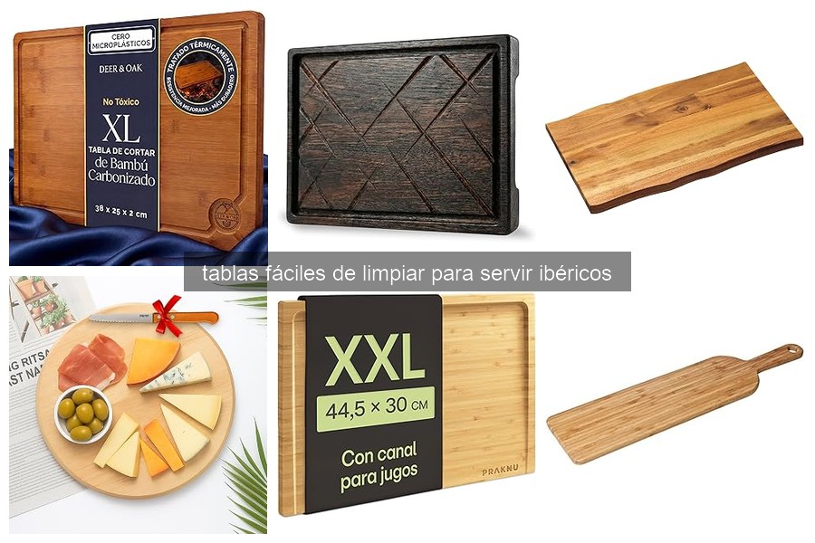 Mejores tablas para servir ibéricos: comparativa 2026