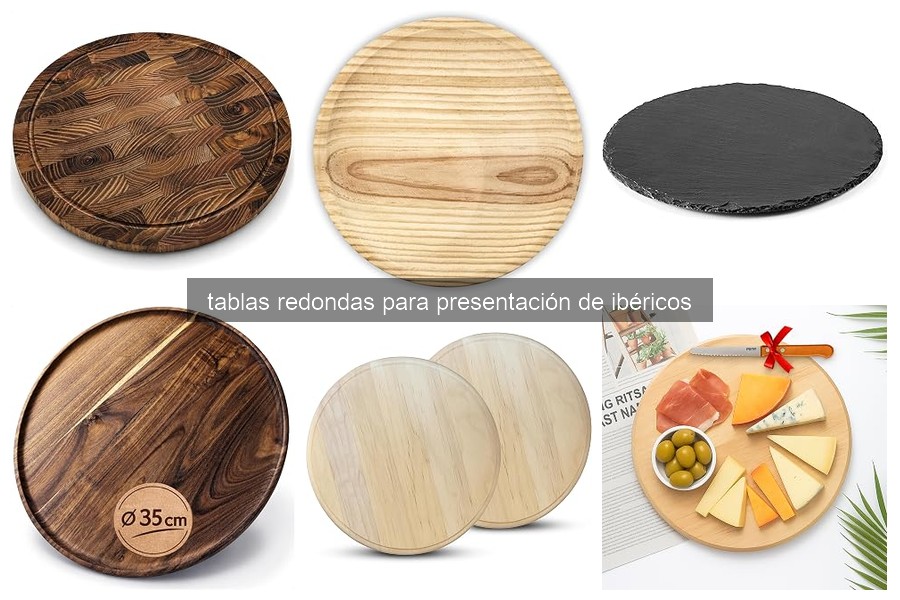 Mejores tablas redondas para presentar jamón ibérico 2026