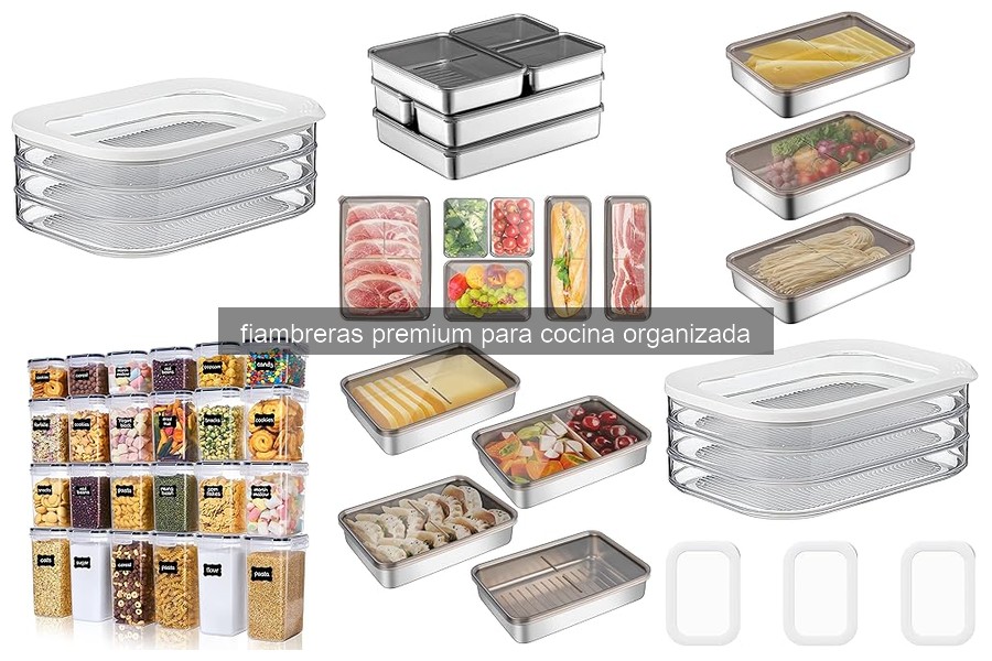 Organiza tu cocina con fiambreras premium: consejos y trucos