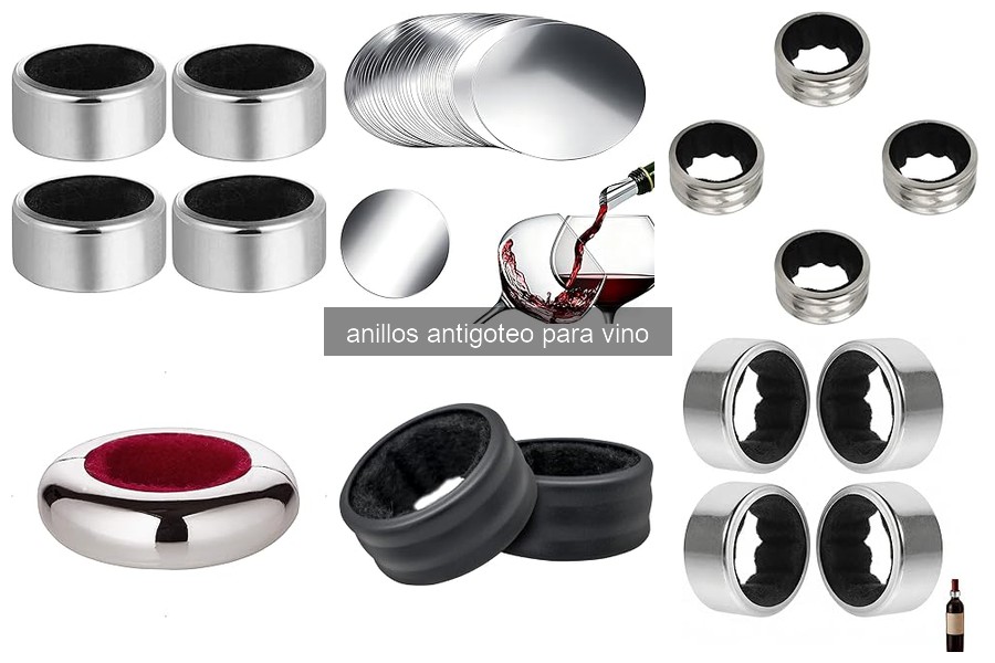 Problemas comunes al usar anillos antigoteo para vino