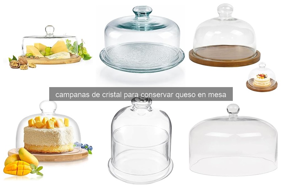 Problemas comunes al usar campanas de cristal para queso