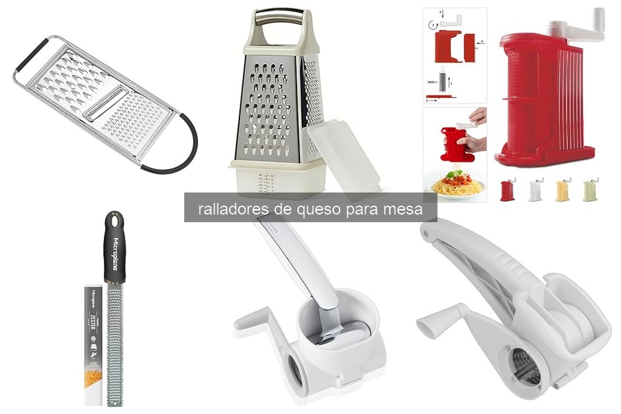 Problemas comunes al usar ralladores de queso para mesa