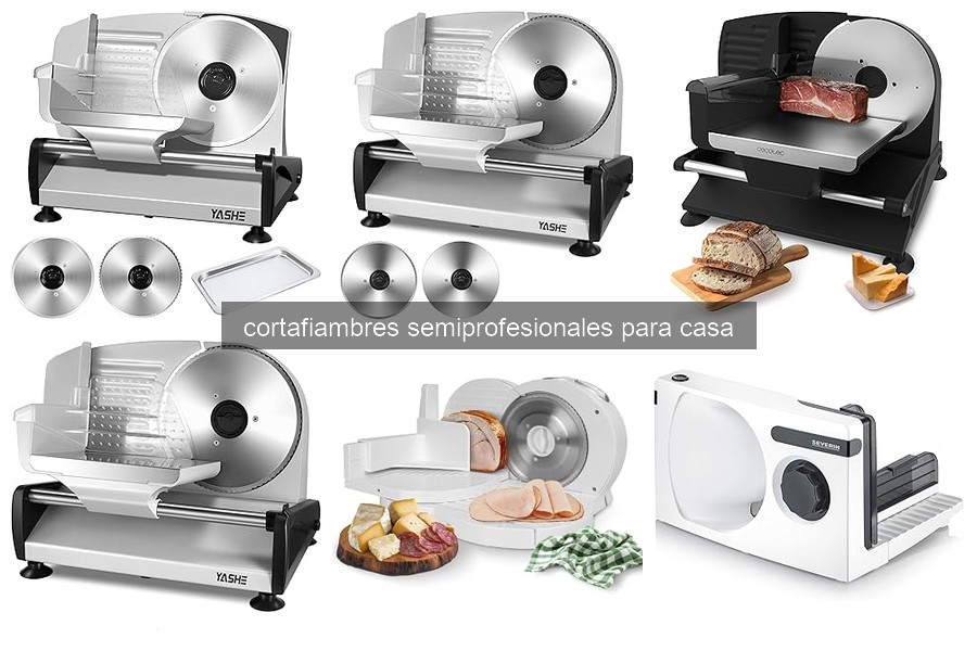 Problemas comunes al usar un cortafiambres semiprofesional