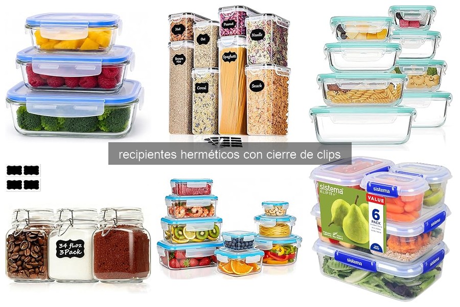 Problemas y soluciones con recipientes herméticos de clips