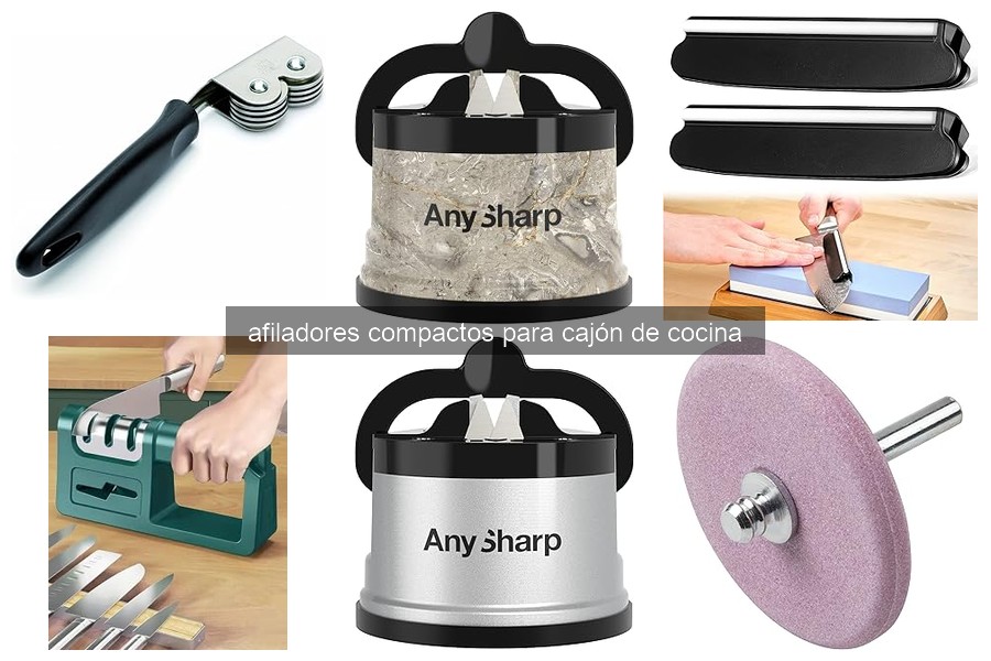 ¿Qué es un afilador compacto para cajón de cocina?
