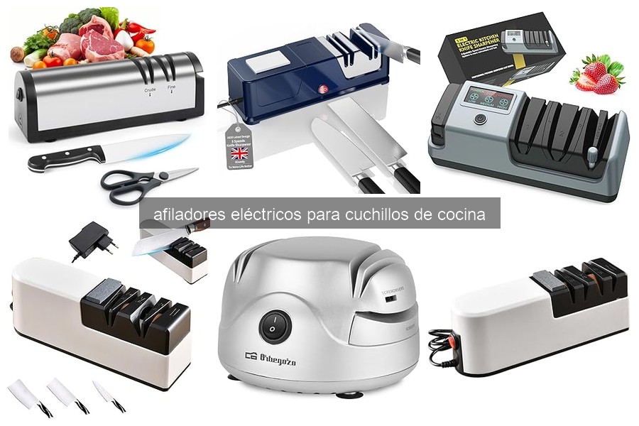 ¿Qué es un afilador eléctrico para cuchillos de cocina?