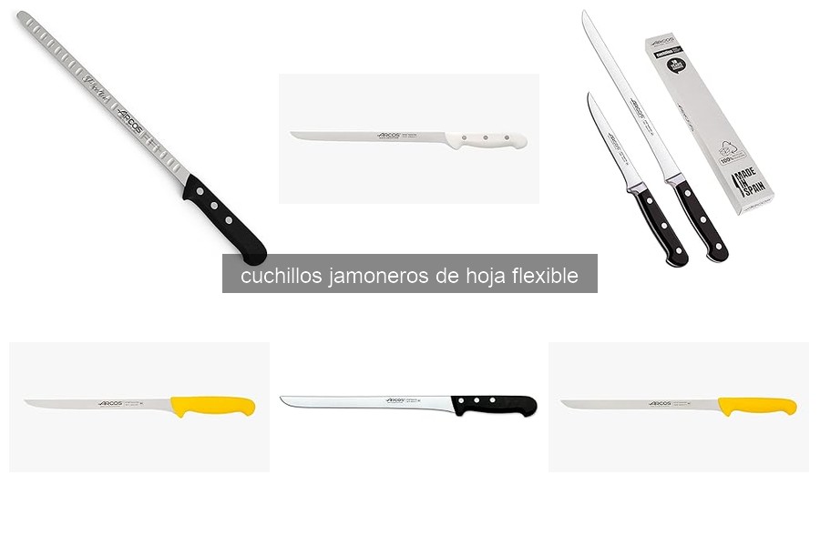 ¿Qué es un cuchillo jamonero de hoja flexible?