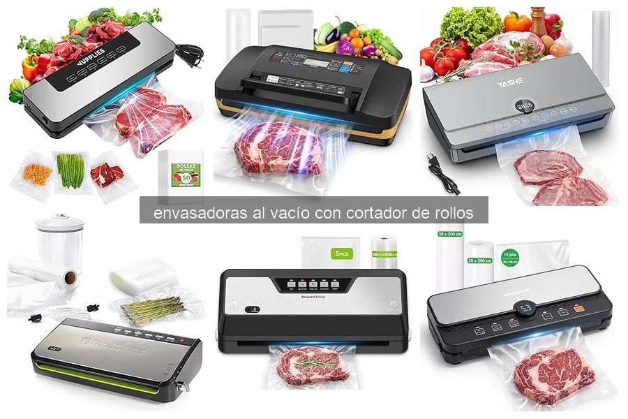 ¿Qué es una envasadora al vacío con cortador de rollos?