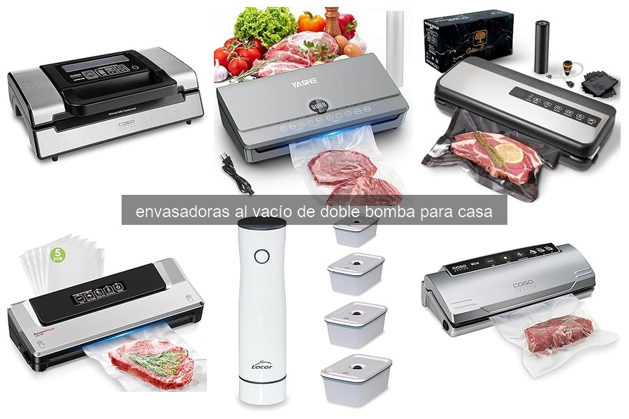¿Qué es una envasadora al vacío de doble bomba y cómo funciona?