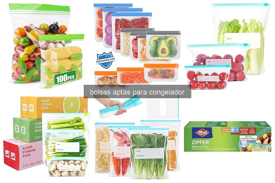 ¿Qué son las bolsas aptas para congelador? Características y usos
