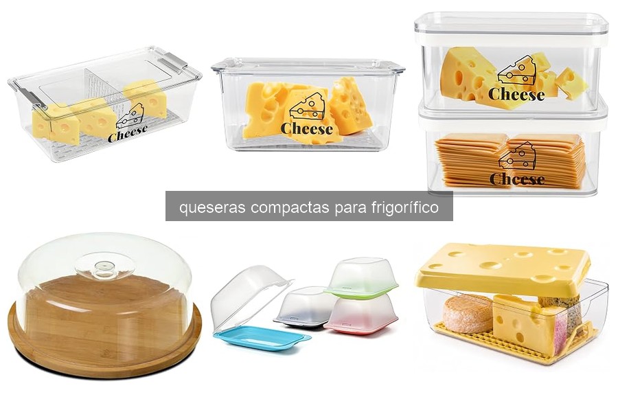 ¿Qué son las queseras compactas para frigorífico?