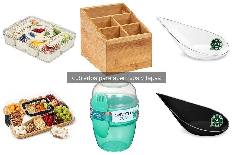 ¿Qué son los cubiertos para aperitivos y tapas?