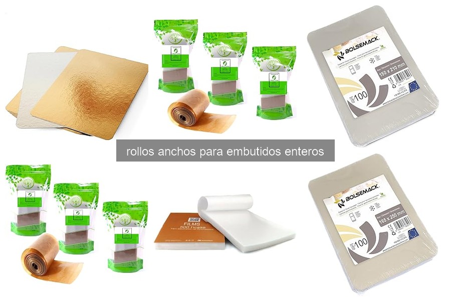 ¿Qué son los rollos anchos para embutidos enteros?