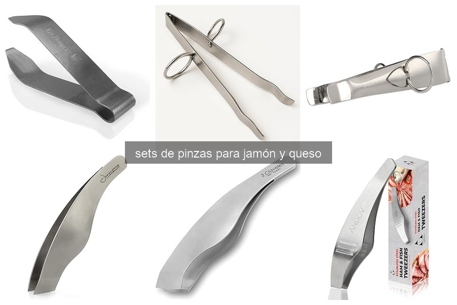¿Qué son los sets de pinzas para jamón y queso?