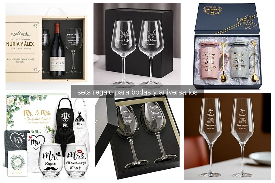 Sets de Regalo Ideales para Bodas: ¡Sorprende a los Novios!