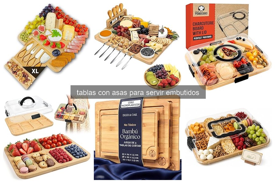 Tablas con Asas para Servir Embutidos: Características y Usos