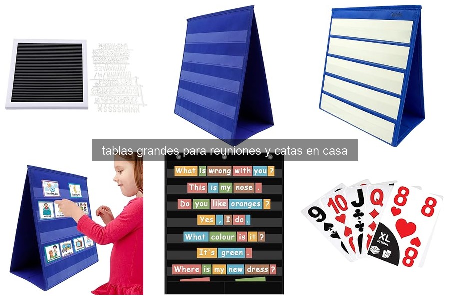 Tablas grandes para catas: ¿Cuáles son las mejores opciones?