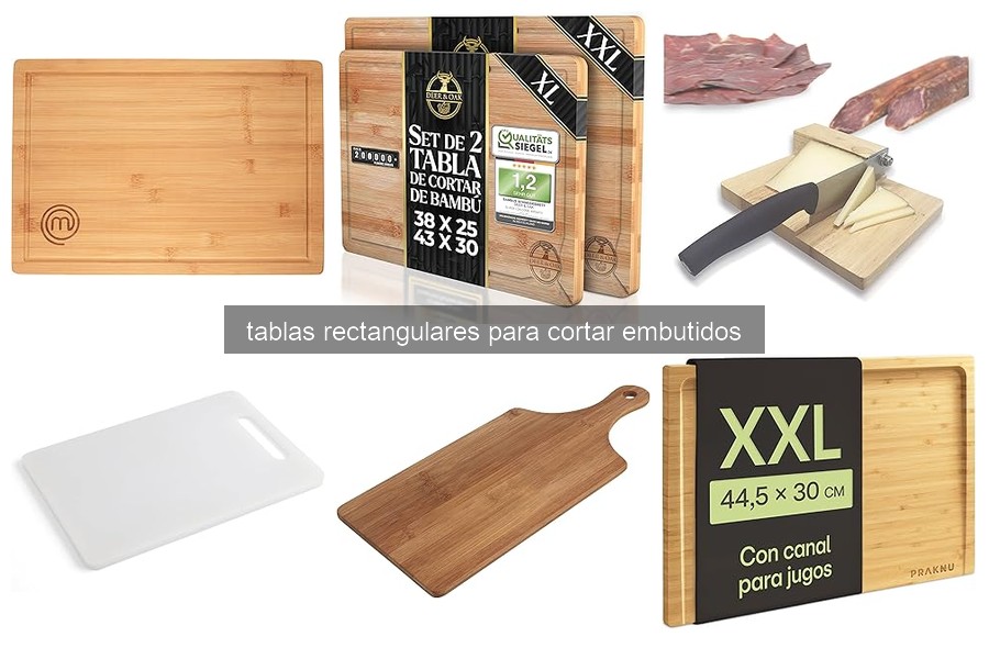 Tablas Rectangulares para Cortar Embutidos: ¿Qué Son y Características?
