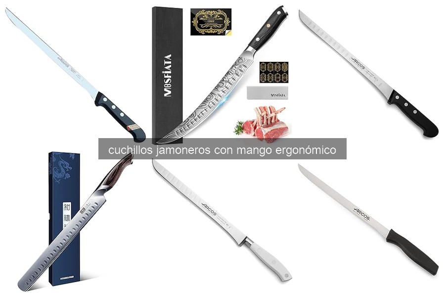 Ventajas de cuchillos jamoneros con mango ergonómico