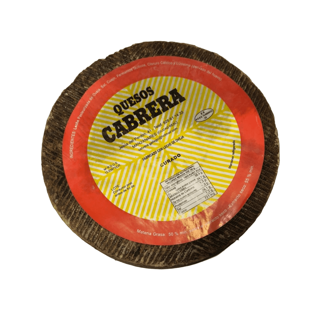 Queso Curado de Oveja Manchego - Cabrera